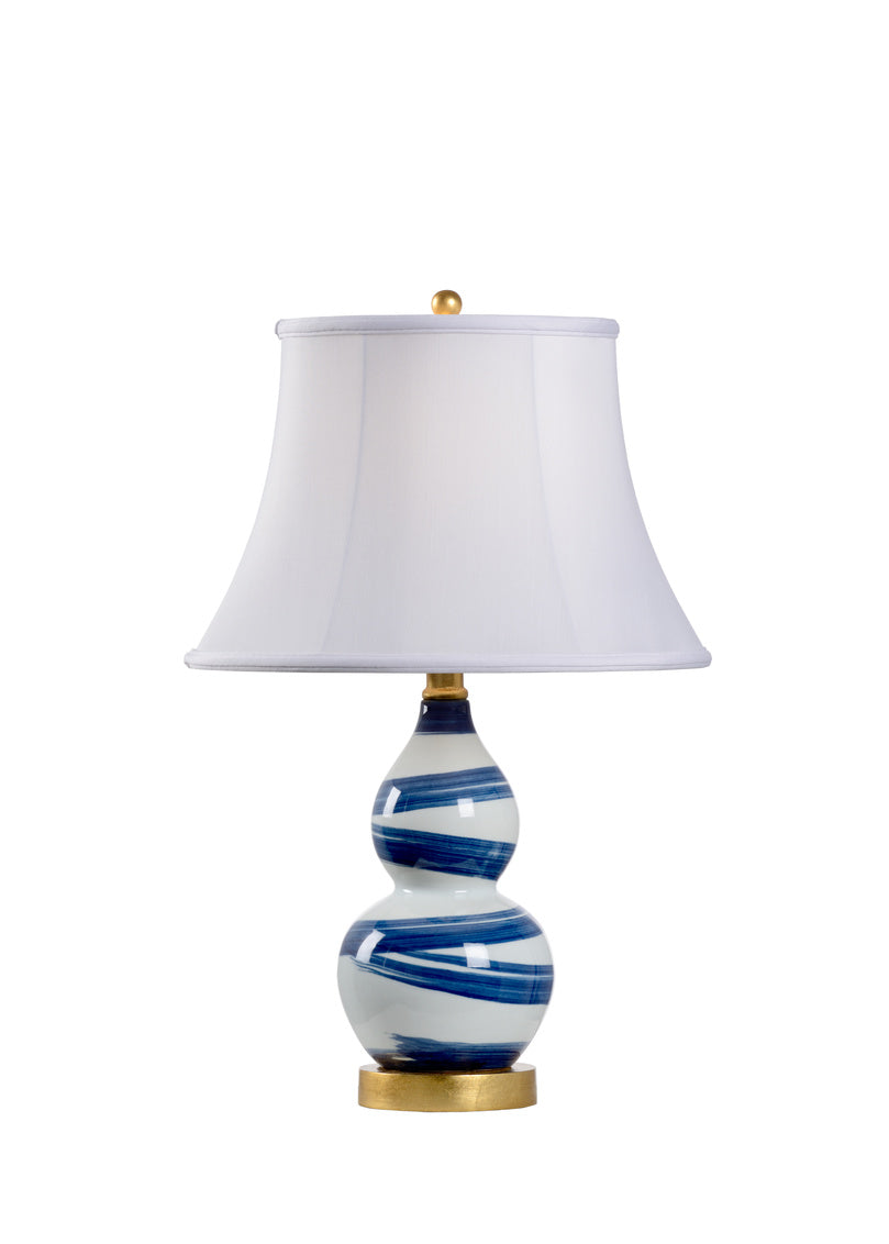 Chelsea House Blue And White Swirl Lamp