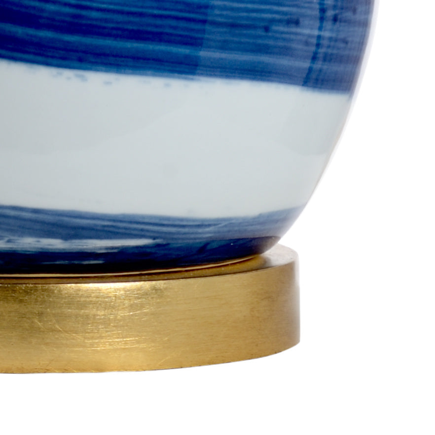 Chelsea House - Essex Brush Stroke Blue Lamp
