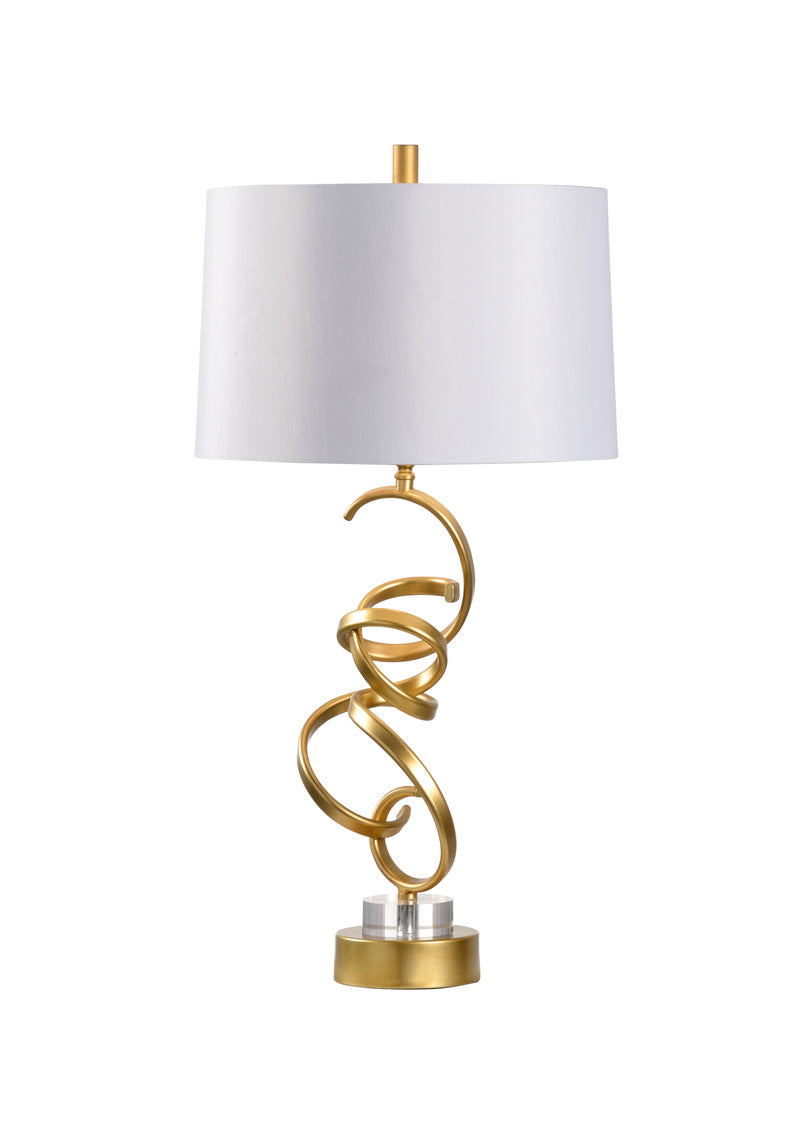 Chelsea House Swirl Gold Lamp