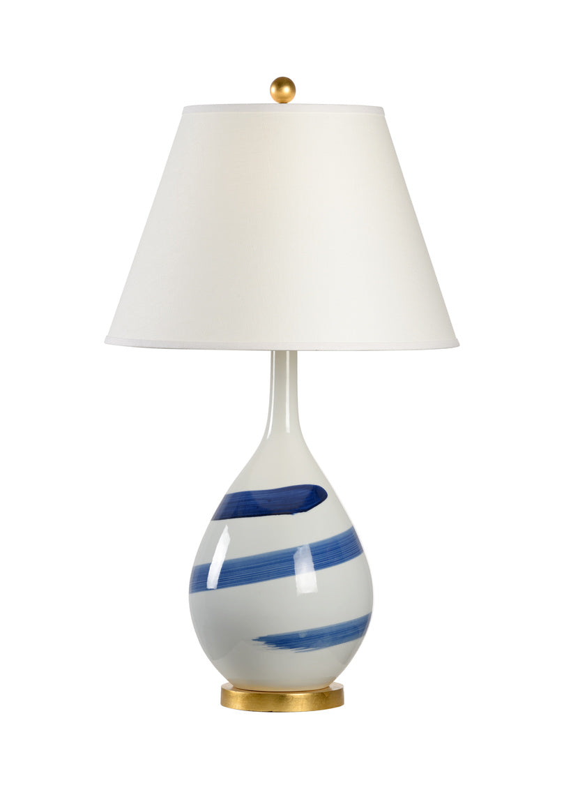 Chelsea House Blue Swirl Lamp