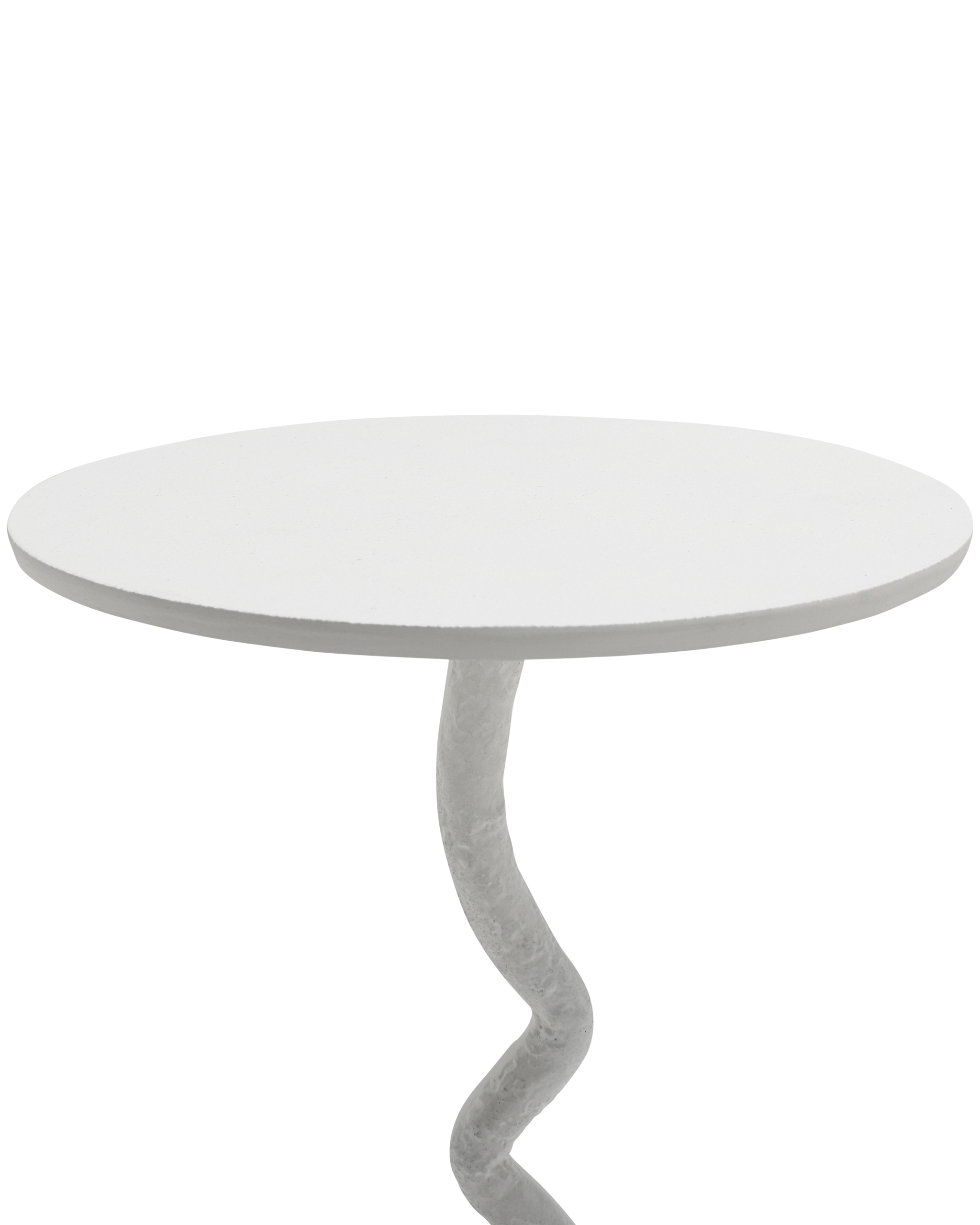 Currey & Company Cauda White Drinks Table