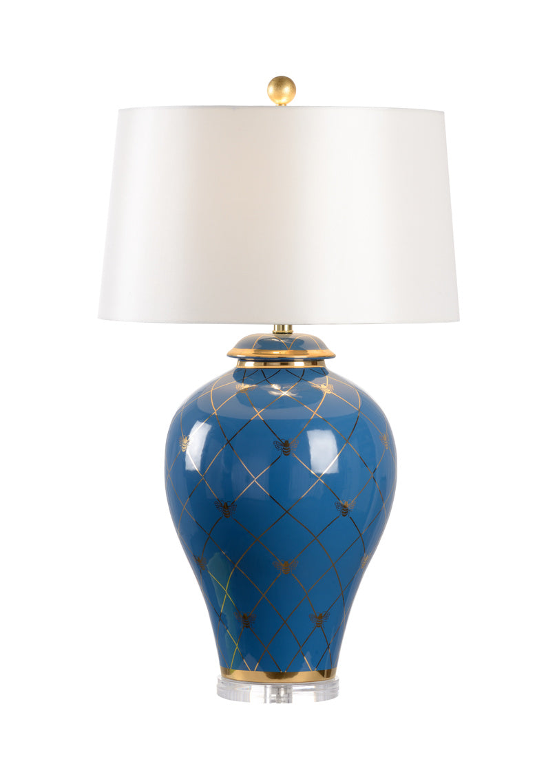 Chelsea House - Ginger Jar Lamp - Blue