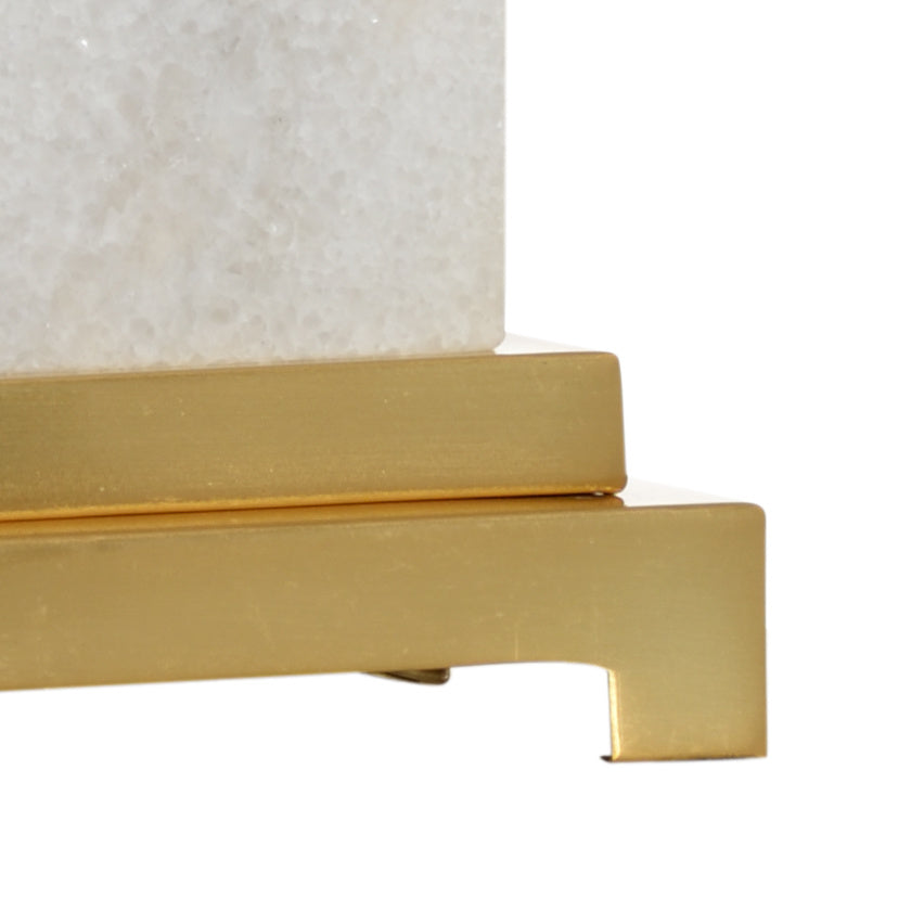 Chelsea House White Kennedy Marble Lamp