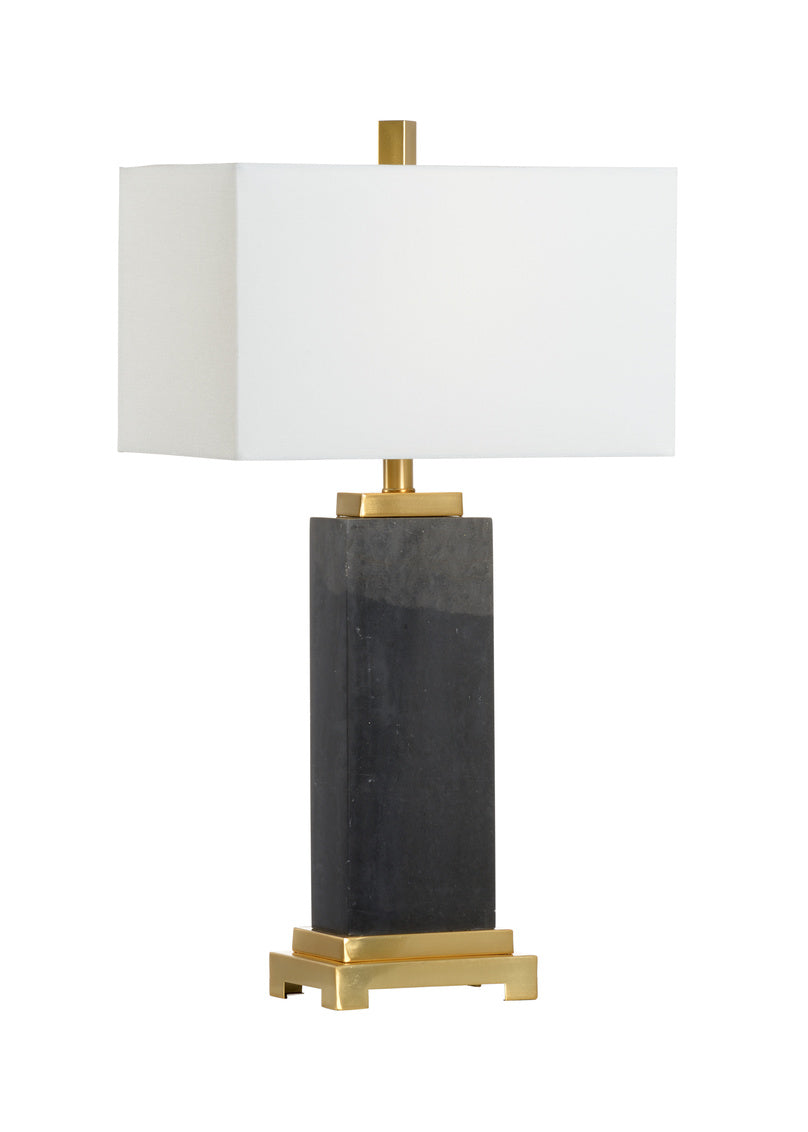 Chelsea House Black Kennedy Marble Lamp