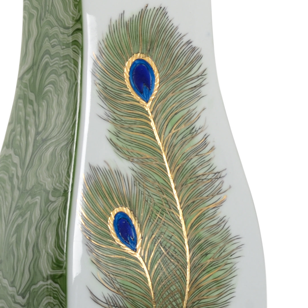 Chelsea House Peacock Feather Lamp