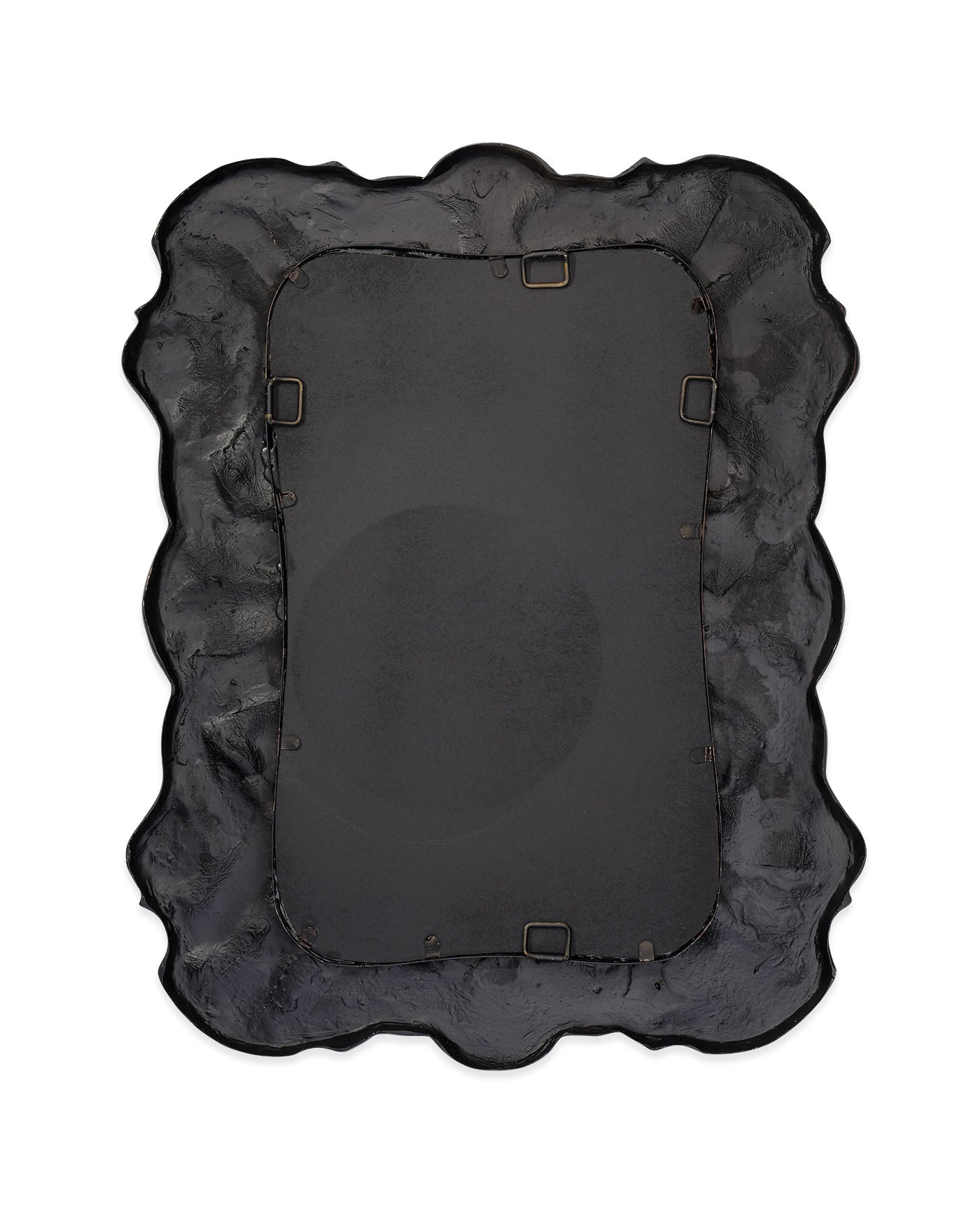 Jamie Young Baroque Resin Wall Mirror, Black