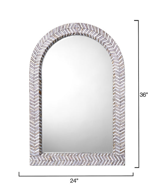 Jamie Young Beverly Mother Of Pearl Arch Wall Mirror