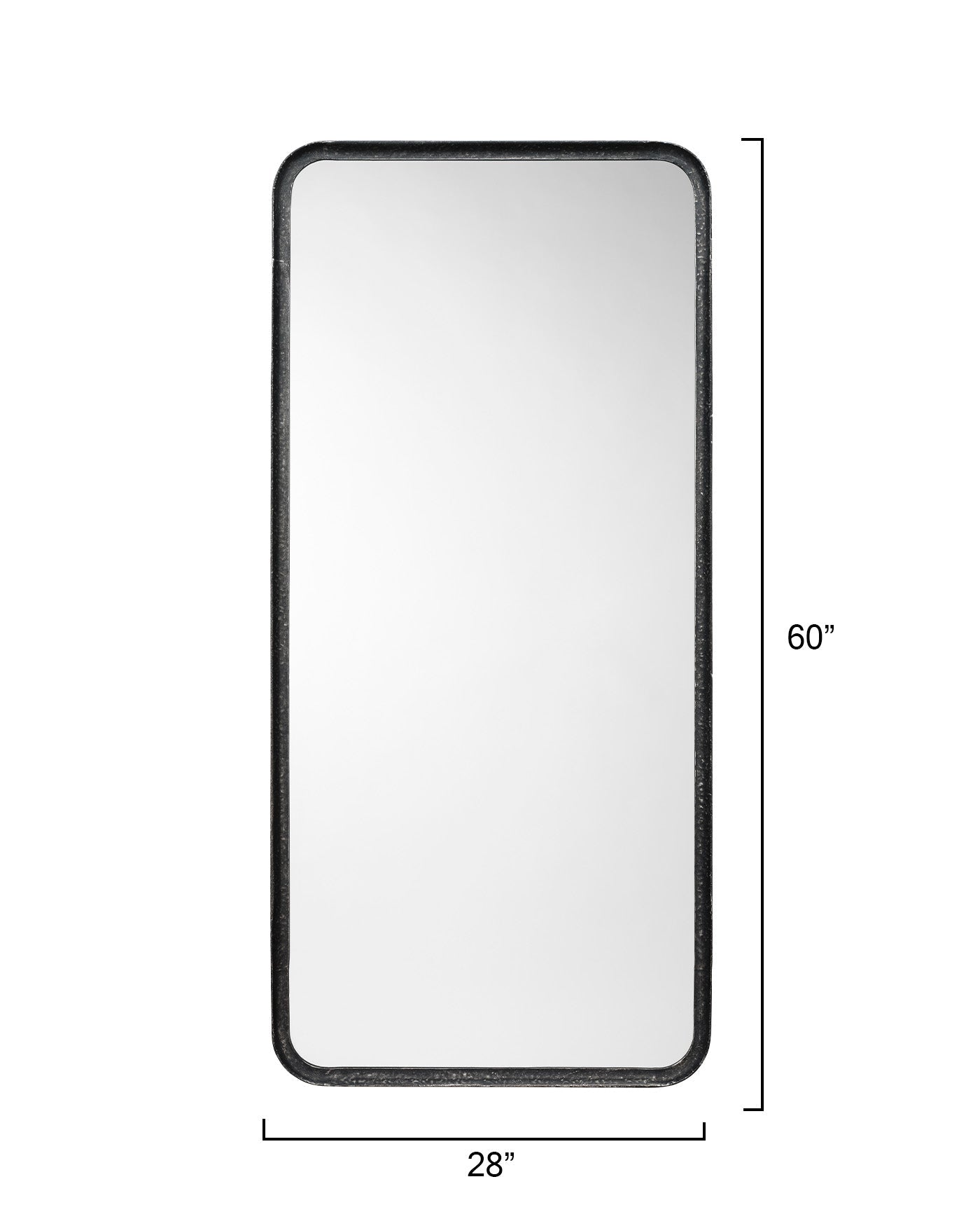 Jamie Young Capital Iron Rectangle Floor Mirror