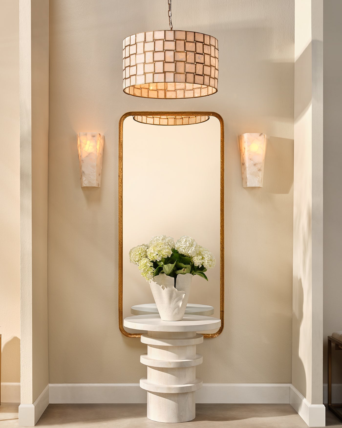 Jamie Young Capital Iron Rectangle Floor Mirror