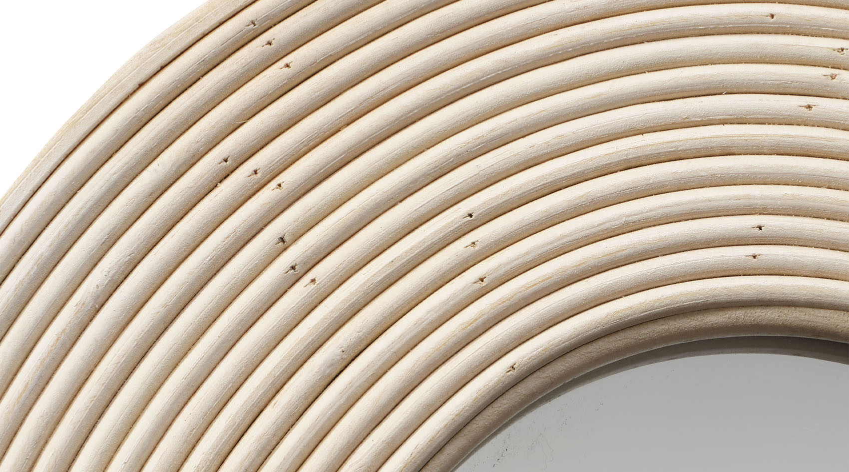 Jamie Young Deli Wavy Bamboo Wall Mirror