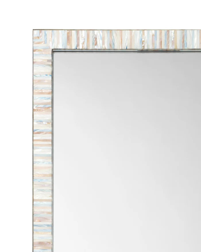Jamie Young Heron Mother Of Pearl Rectangle Floor Mirror