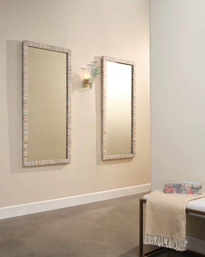 Jamie Young Heron Mother Of Pearl Rectangle Floor Mirror