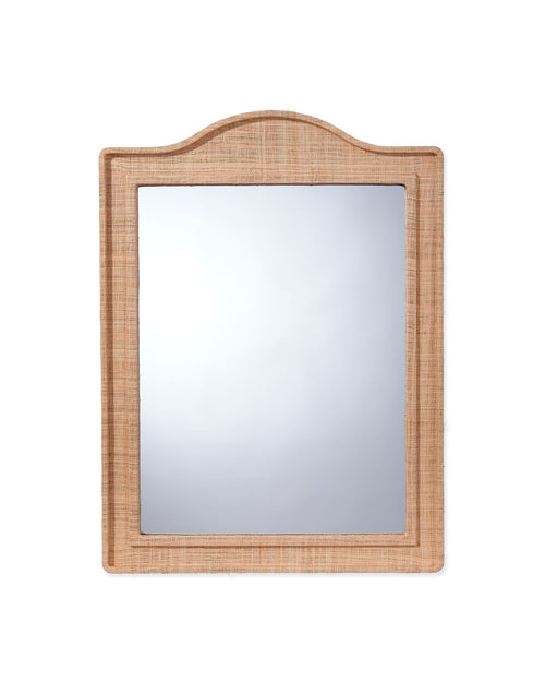 Jamie Young Hilltop Raffia Arch Wall Mirror