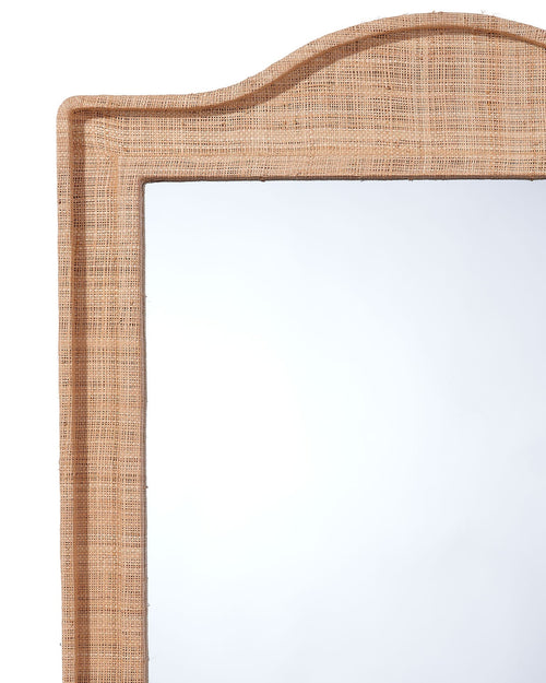 Jamie Young Hilltop Raffia Arch Wall Mirror