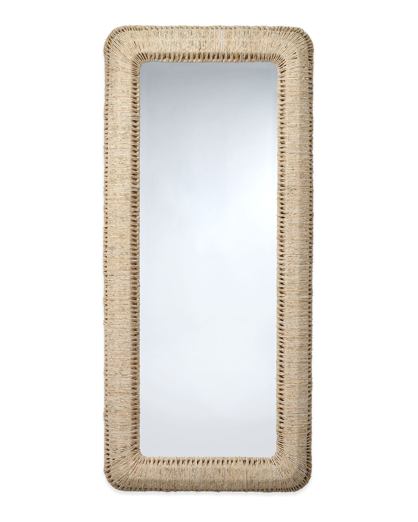 Jamie Young Hollis Rectangle Rope Floor Mirror