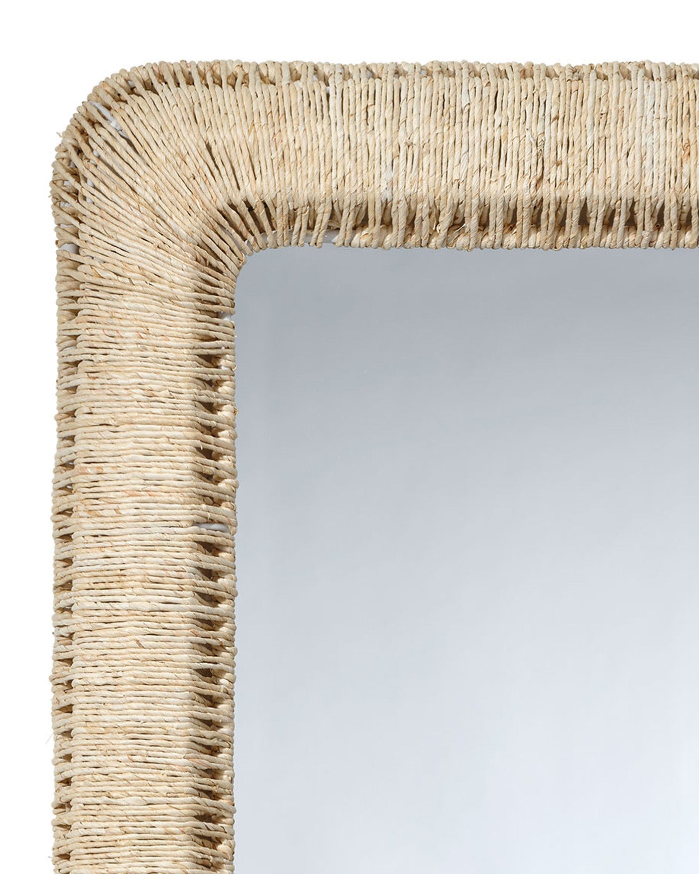 Jamie Young Hollis Rectangle Rope Floor Mirror