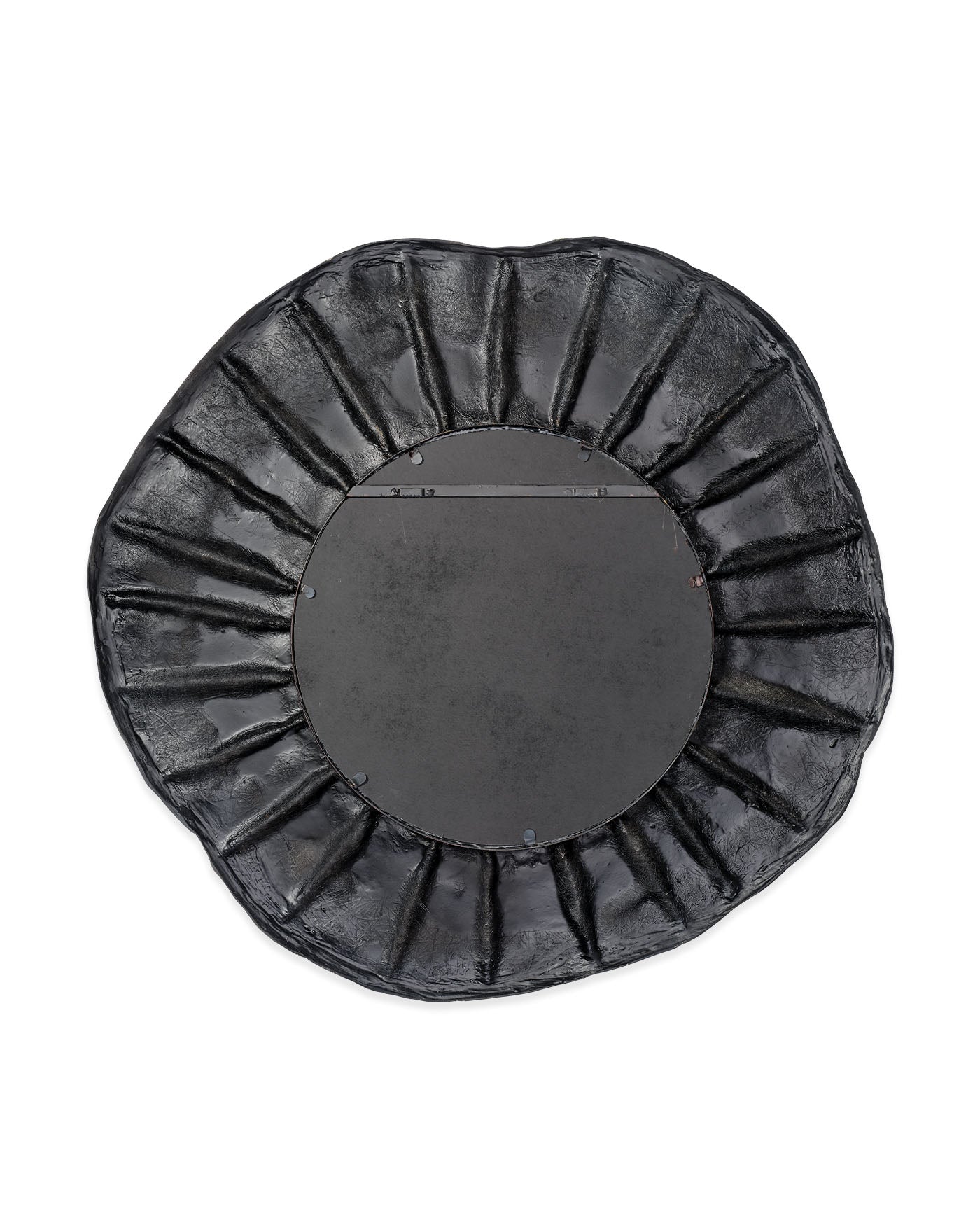 Jamie Young Millstone Resin Round Wall Mirror