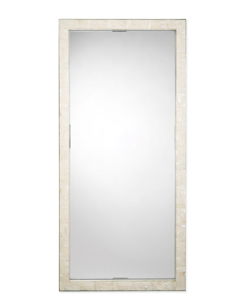 Jamie Young Monroe Mother Of Pearl Rectangle Floor Mirror