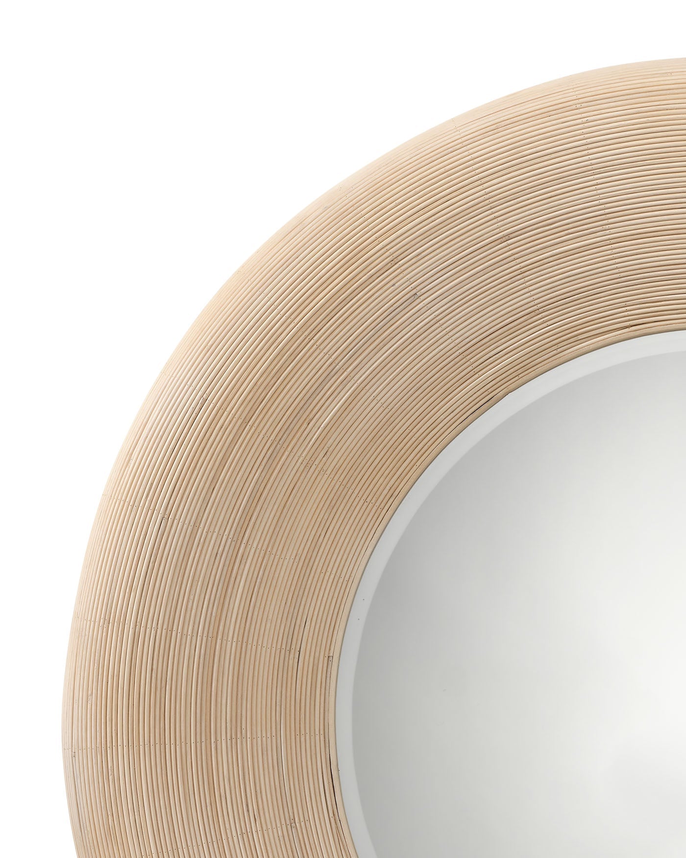 Jamie Young Paddock Bamboo Round Wall Mirror