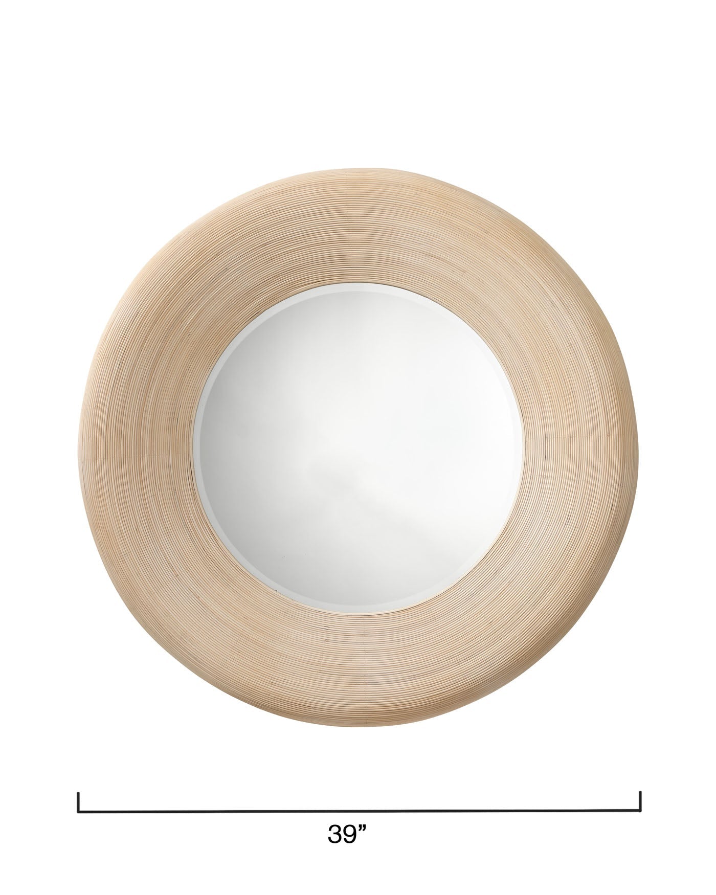Jamie Young Paddock Bamboo Round Wall Mirror