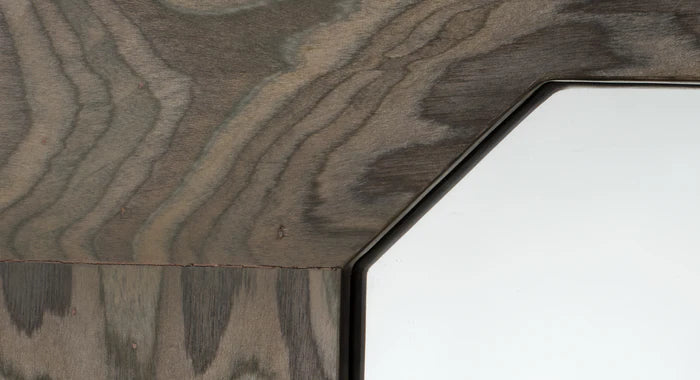 Jamie Young Ravine Mirror, Sand Grey Veneer