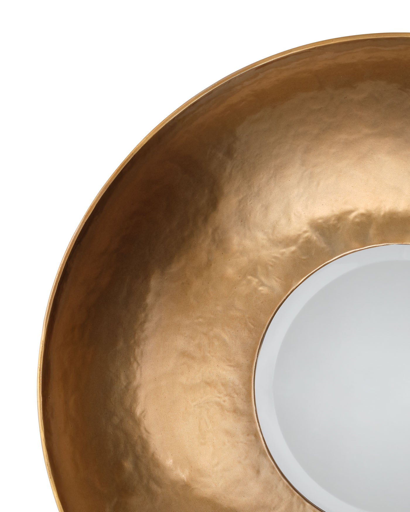 Jamie Young Theia Iron Round Wall Mirror