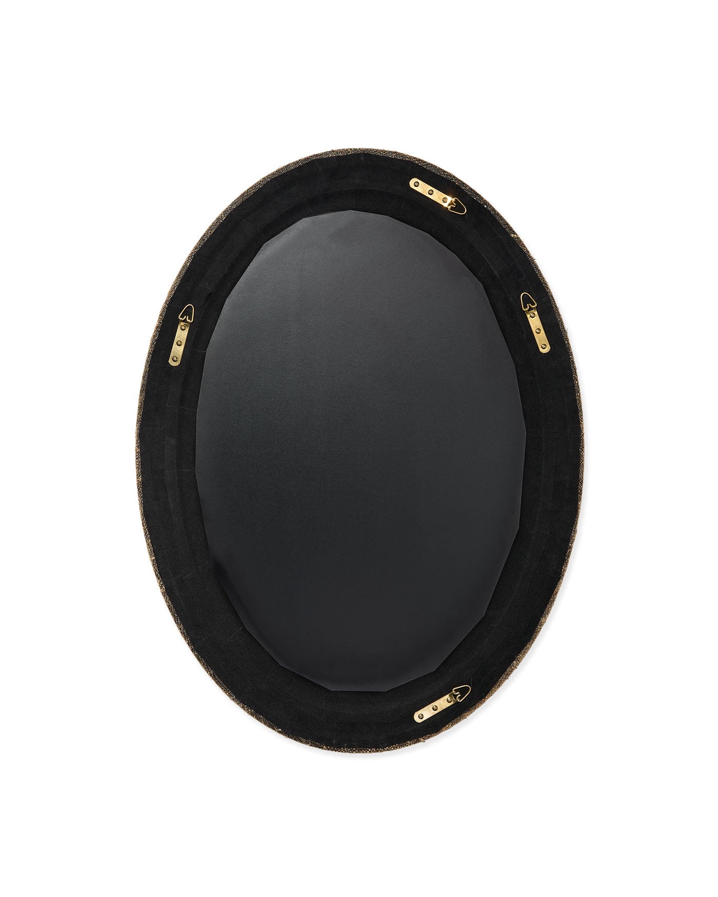 Jamie Young Valley Raffia Oval Wall Mirror