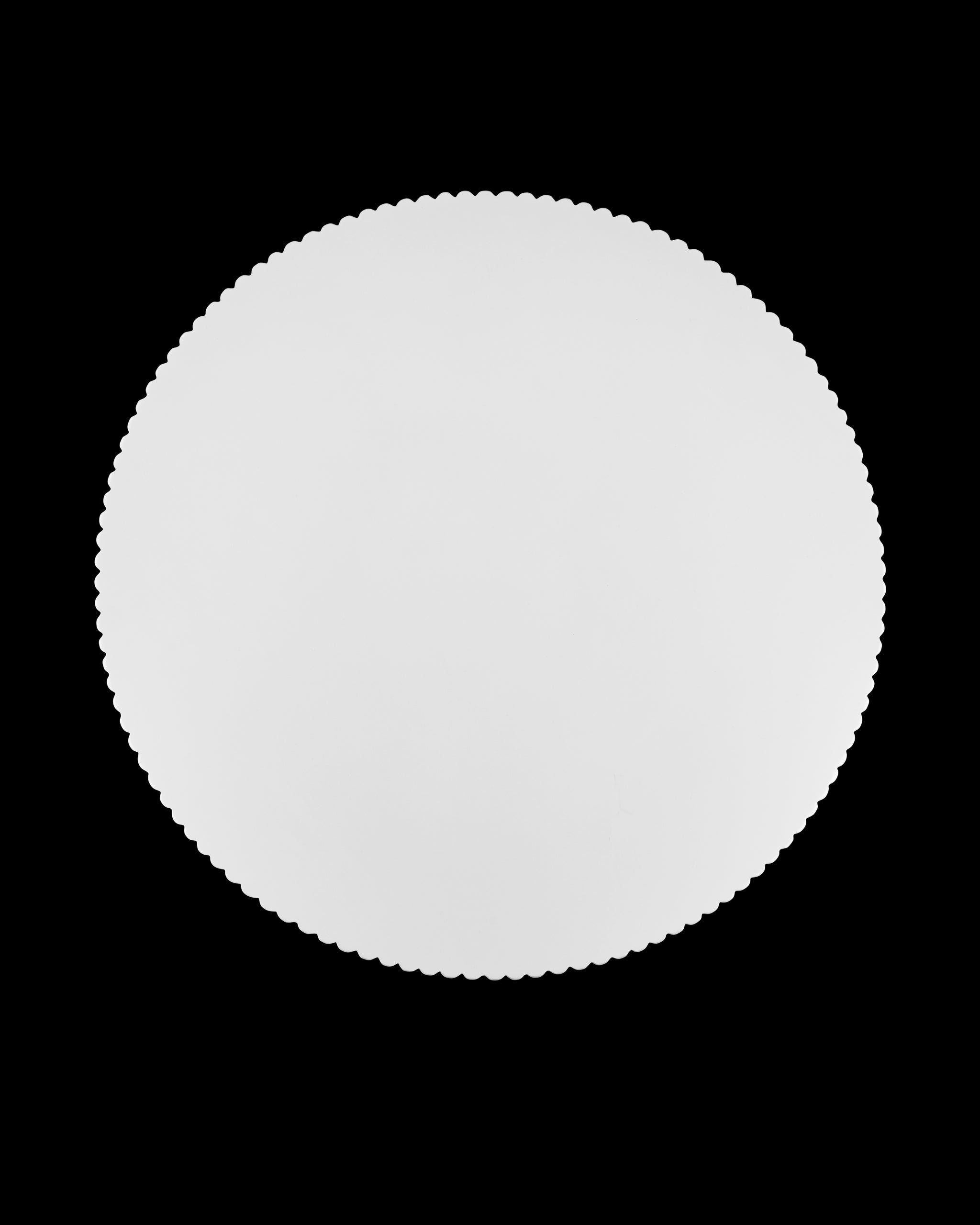 Currey & Company Harlow White Concrete Cocktail Table