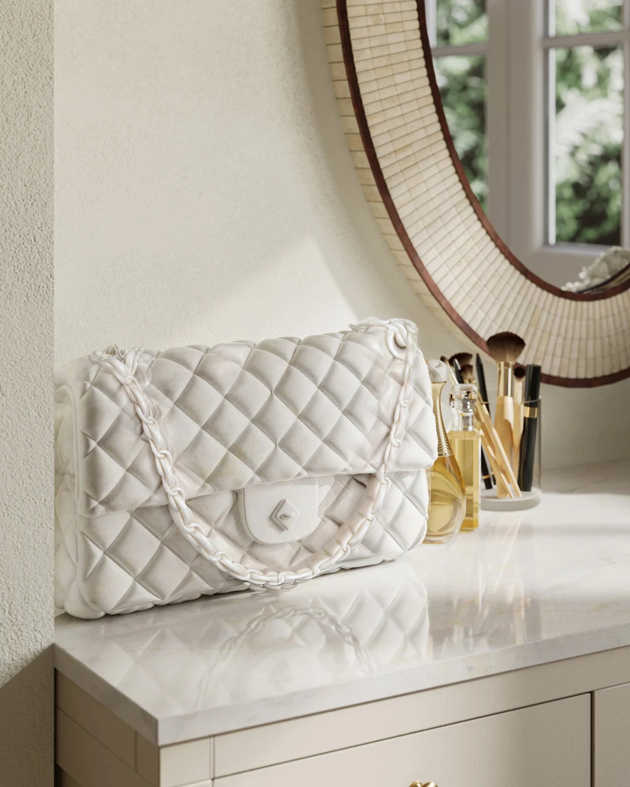 Currey & Company 13.75" The Gabrielle Marble Sculpture