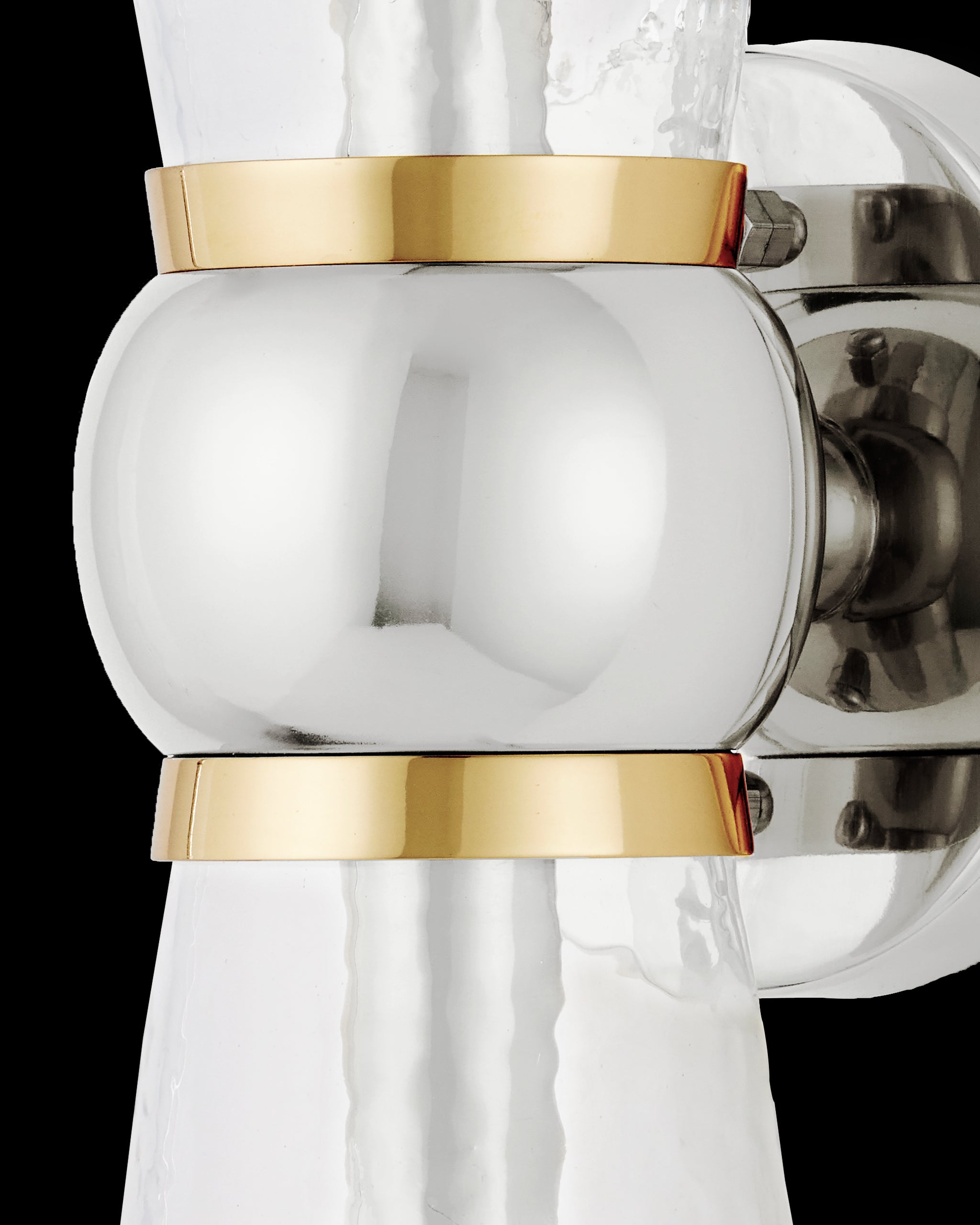 Currey & Company Byford Nickel Bath Wall Sconce