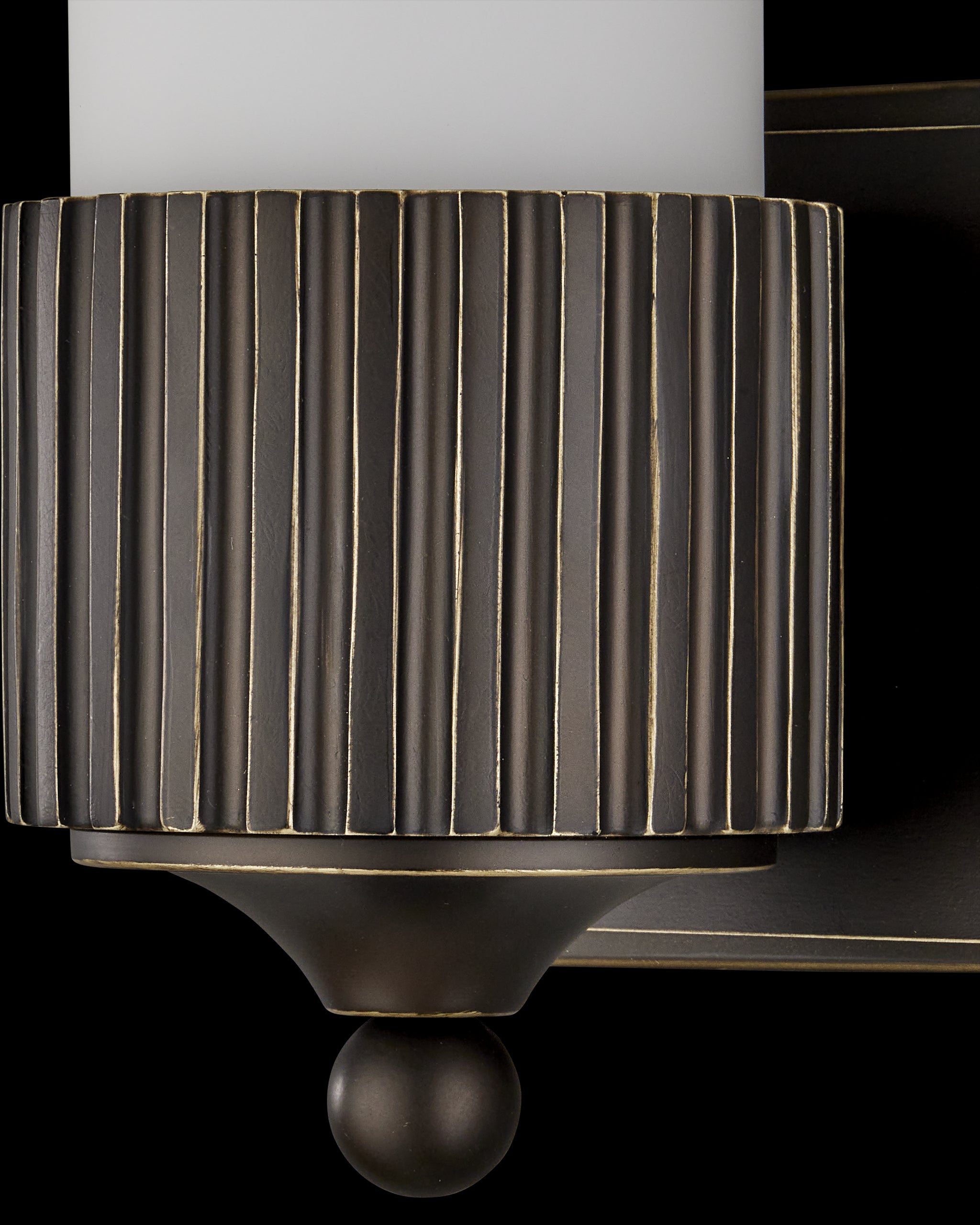 Currey & Company Bryce Bronze Bath Wall Sconce