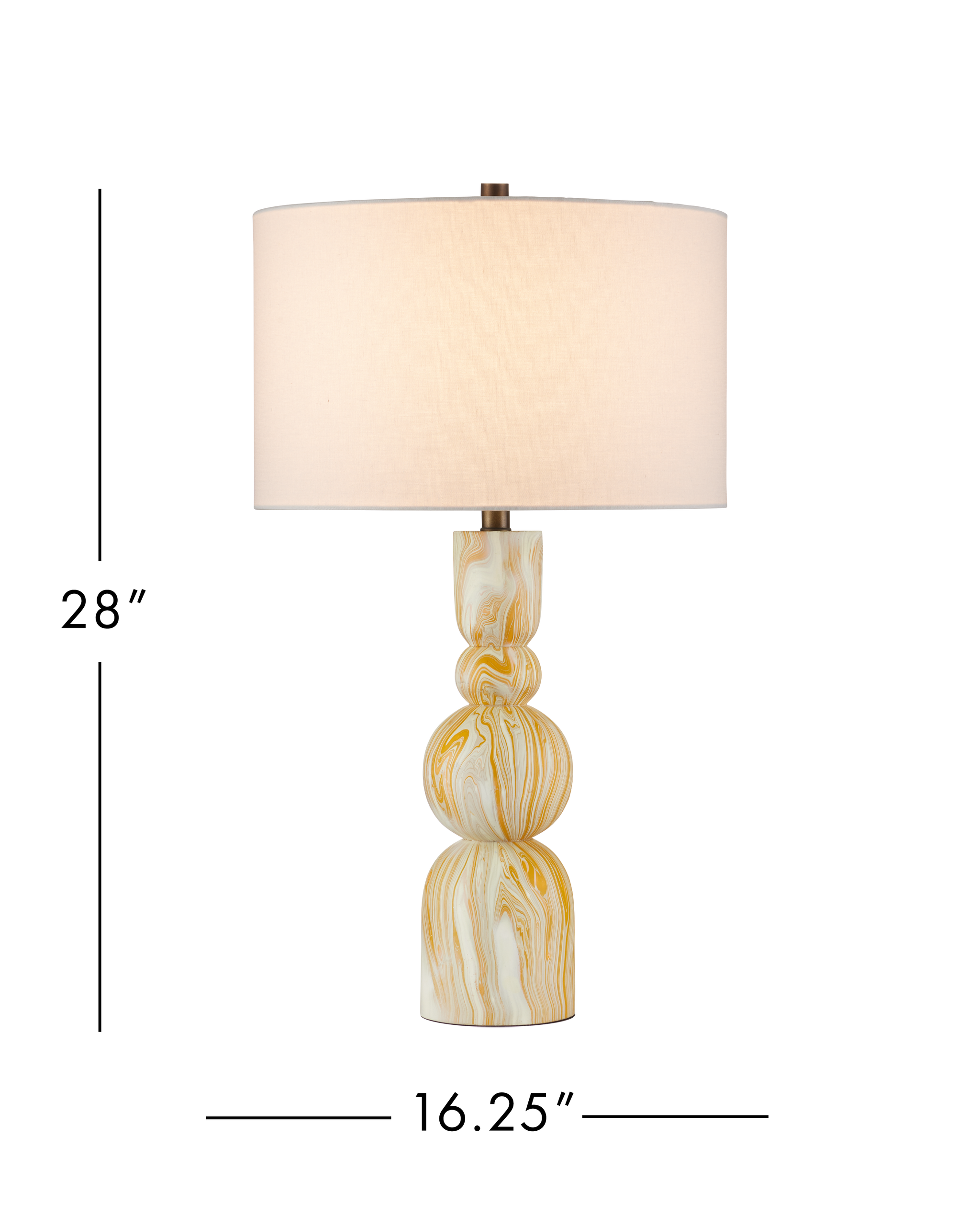 Currey & Company Chawton Yellow Table Lamp