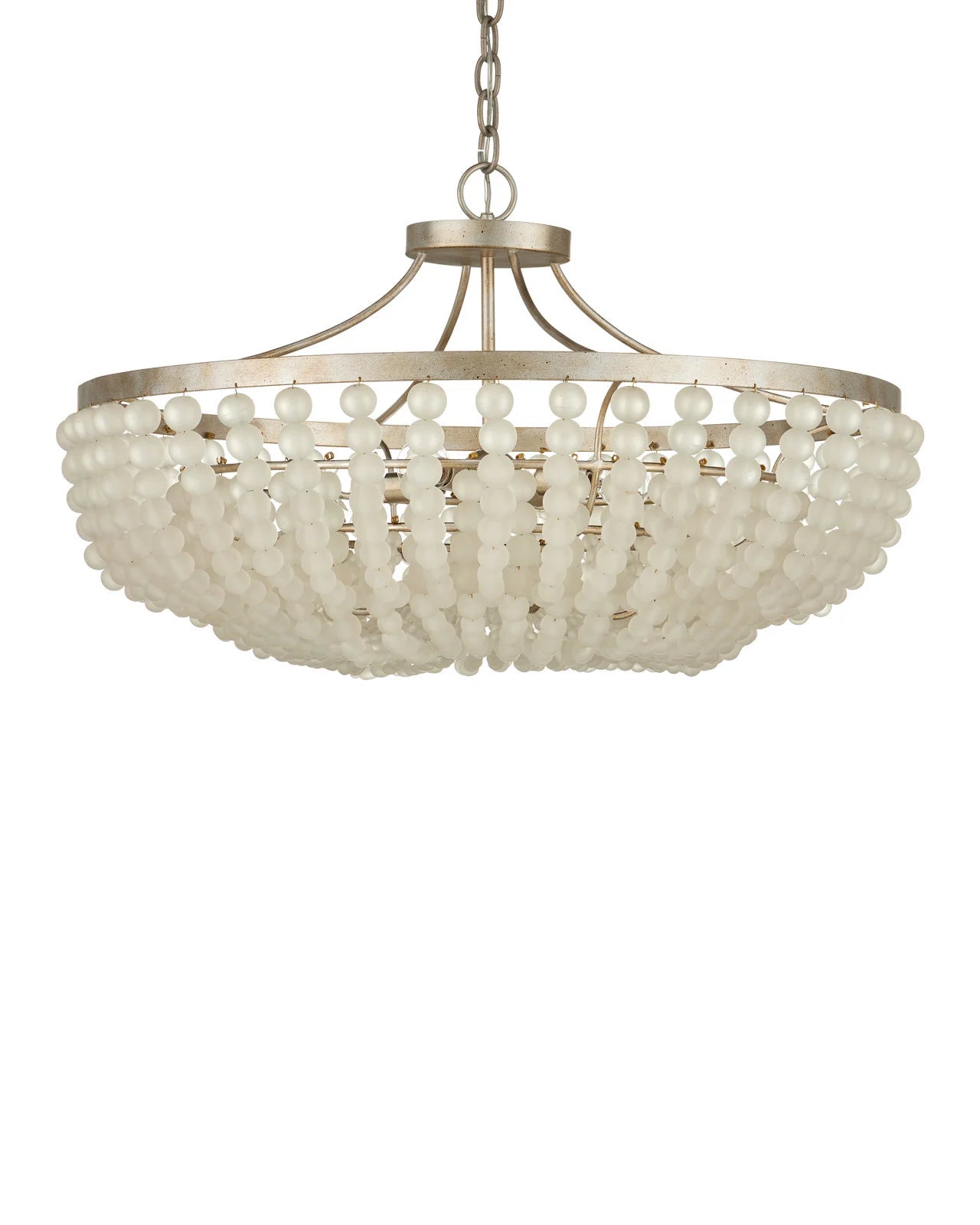 Currey & Company 18" X 30.75" Chanteuse 4 Light Semi Flush Mount