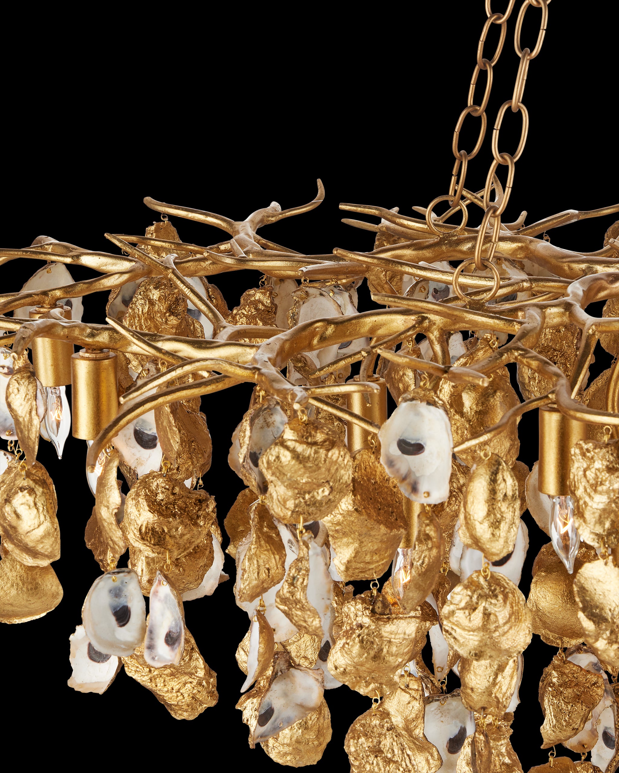 Currey & Company Lucullan Gold Chandelier