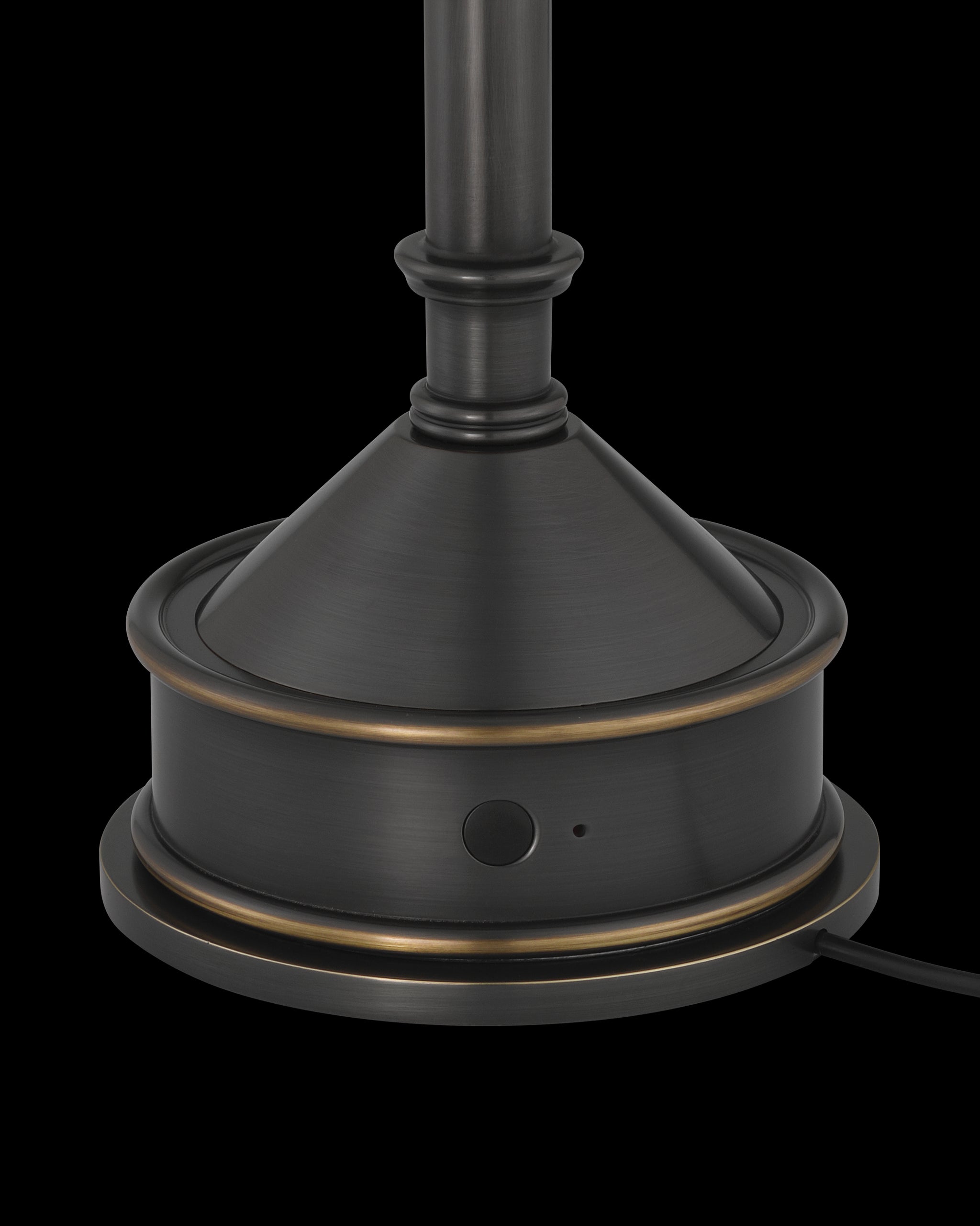 Currey & Company Traipse Bronze Cordless Table Lamp