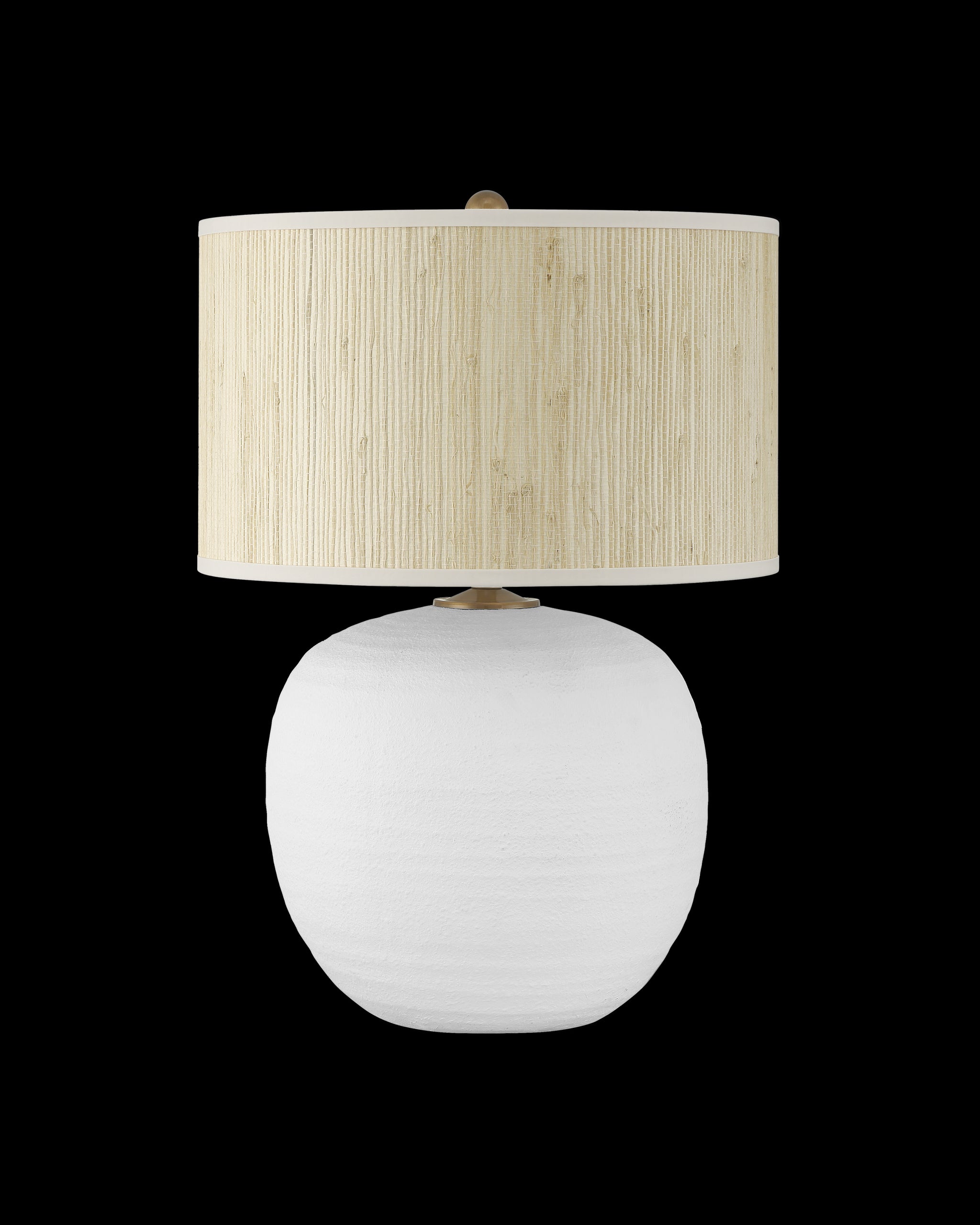 Currey & Company Zena White Table Lamp