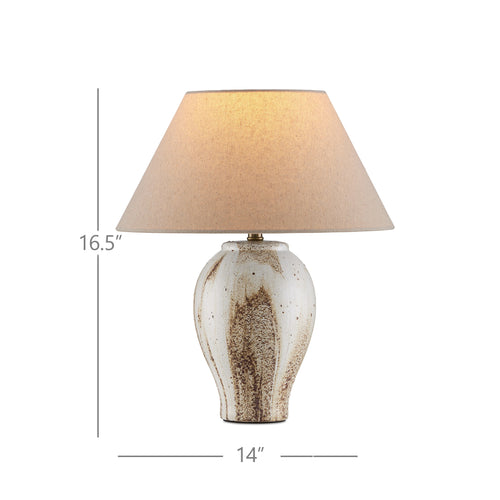 Currey & Company Latte Beige Table Lamp