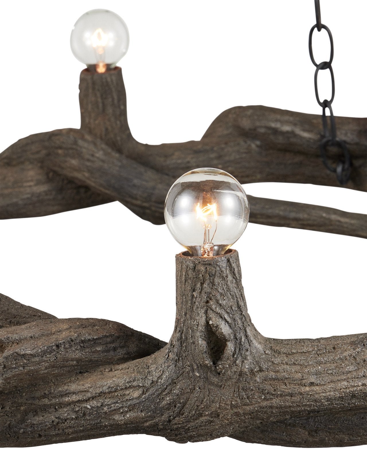 Currey & Company Dunmore 37" Charbon De Bois 8 Light Chandelier