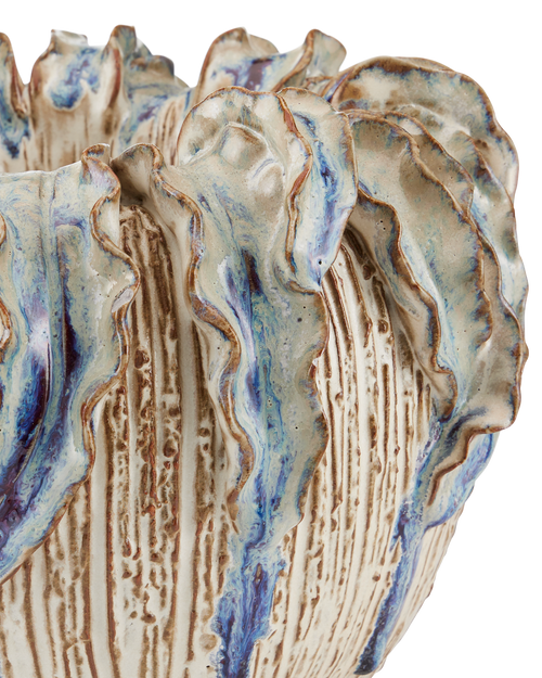 Currey & Company Tropical Crown Medium Vase