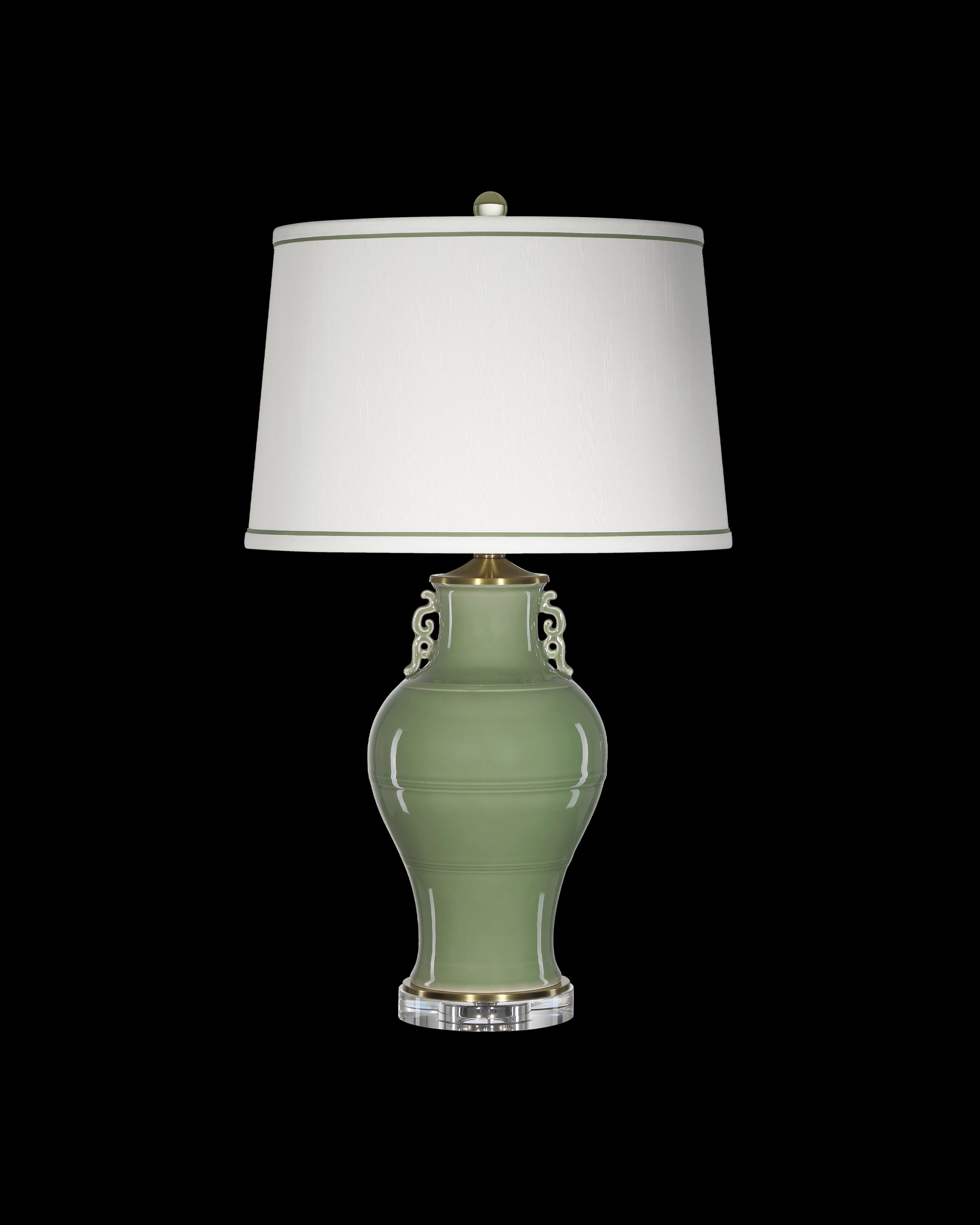 Currey & Company Londonderry Green Table Lamp