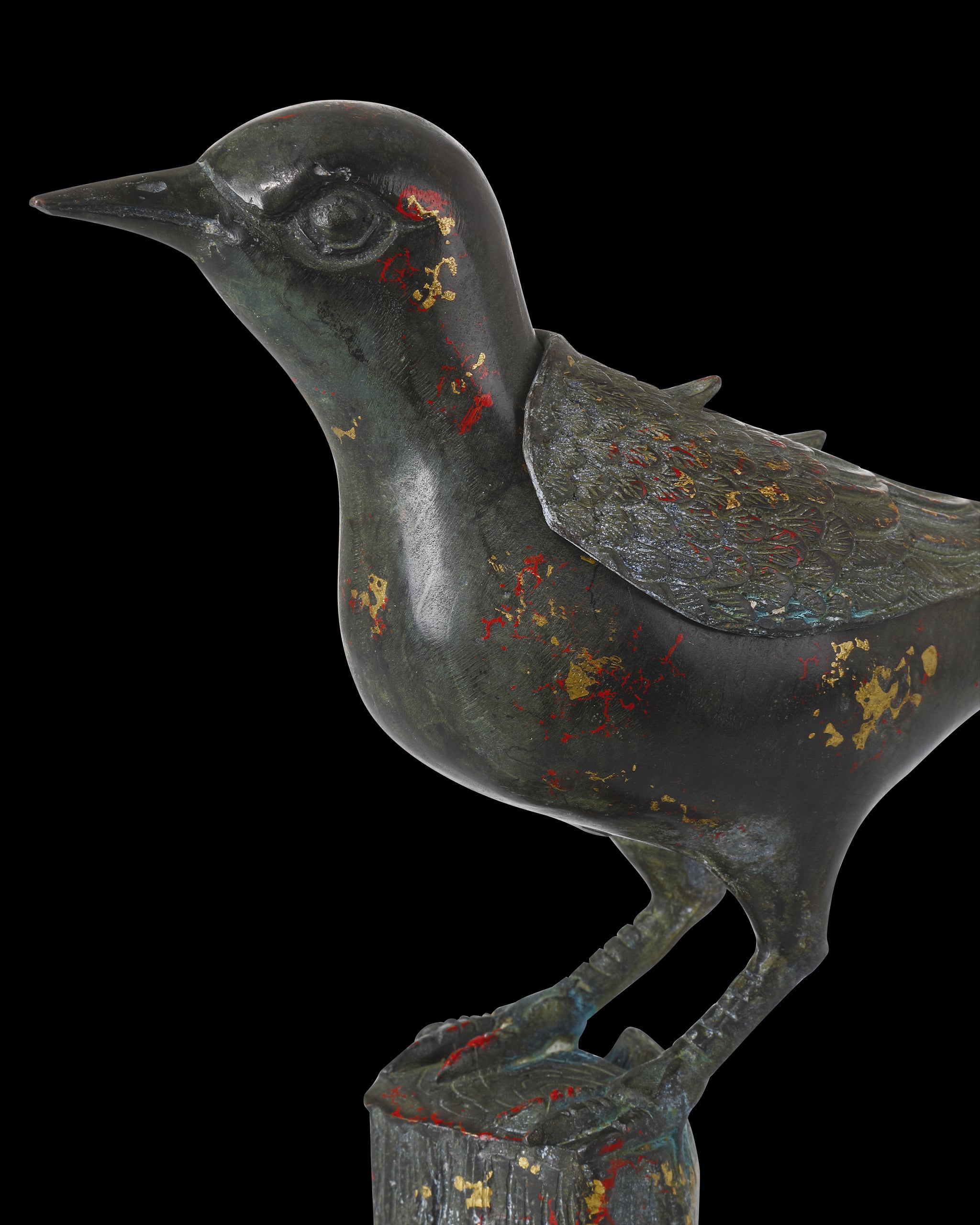 Currey & Company Han Dynasty Bird Bronze