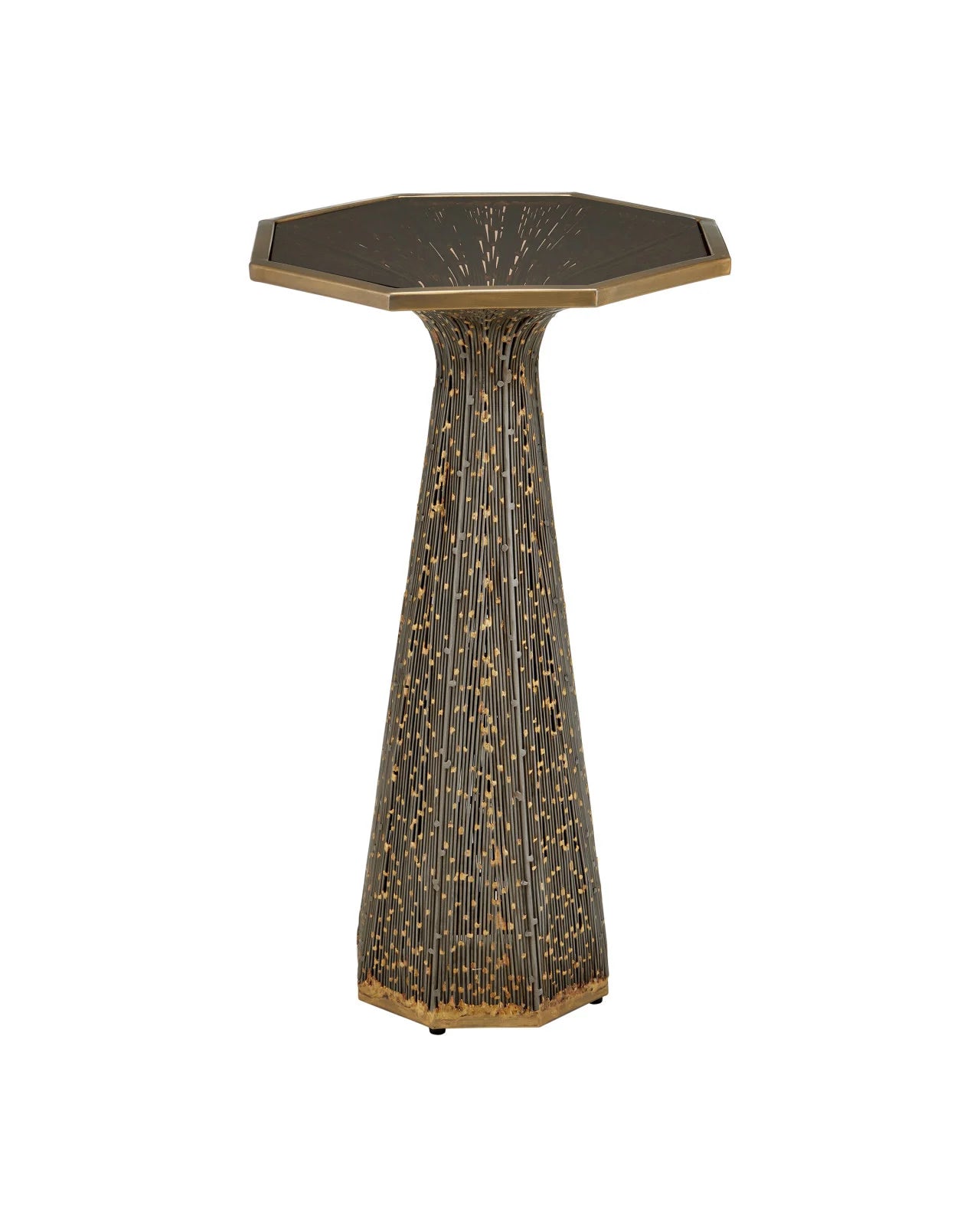 Currey & Company 25" Castor Metal Accent Table