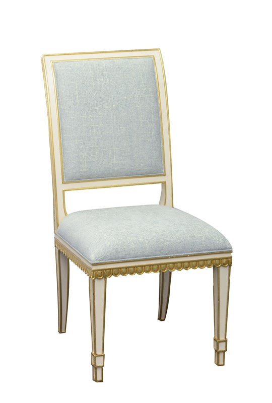 Currey And Company Ines Ivory Chair, Mixology Moonstone