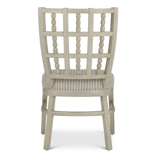 Currey And Company Norene Gray Chair, Demetria Parchment