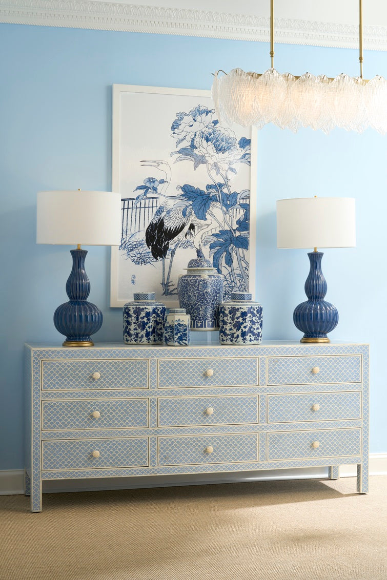 Chelsea House Augusta Lamp Blue