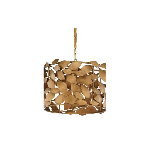 Chelsea House Ficus Round Chandelier Gold