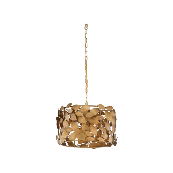 Chelsea House Ficus Round Chandelier Gold