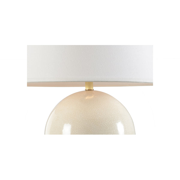 Chelsea House Sphere Table Lamp Cream