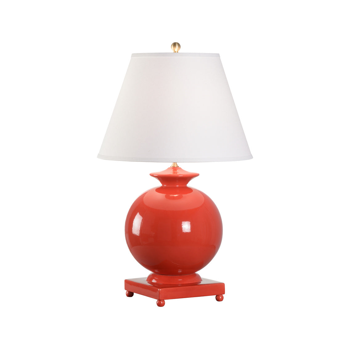 Chelsea House Opus Ceramic Lamp Red