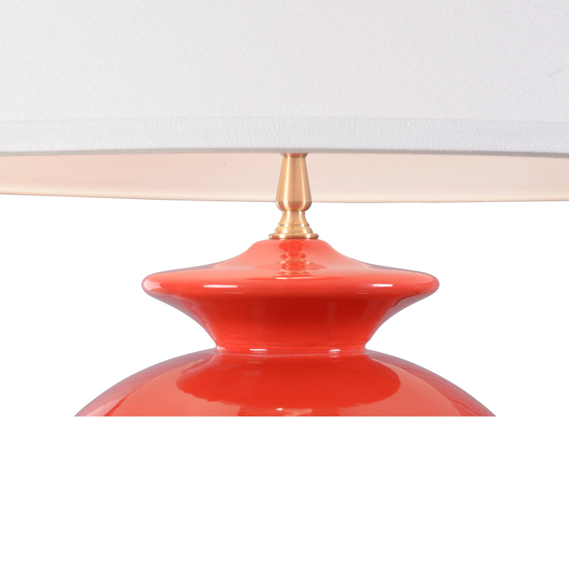 Chelsea House Opus Ceramic Lamp Red